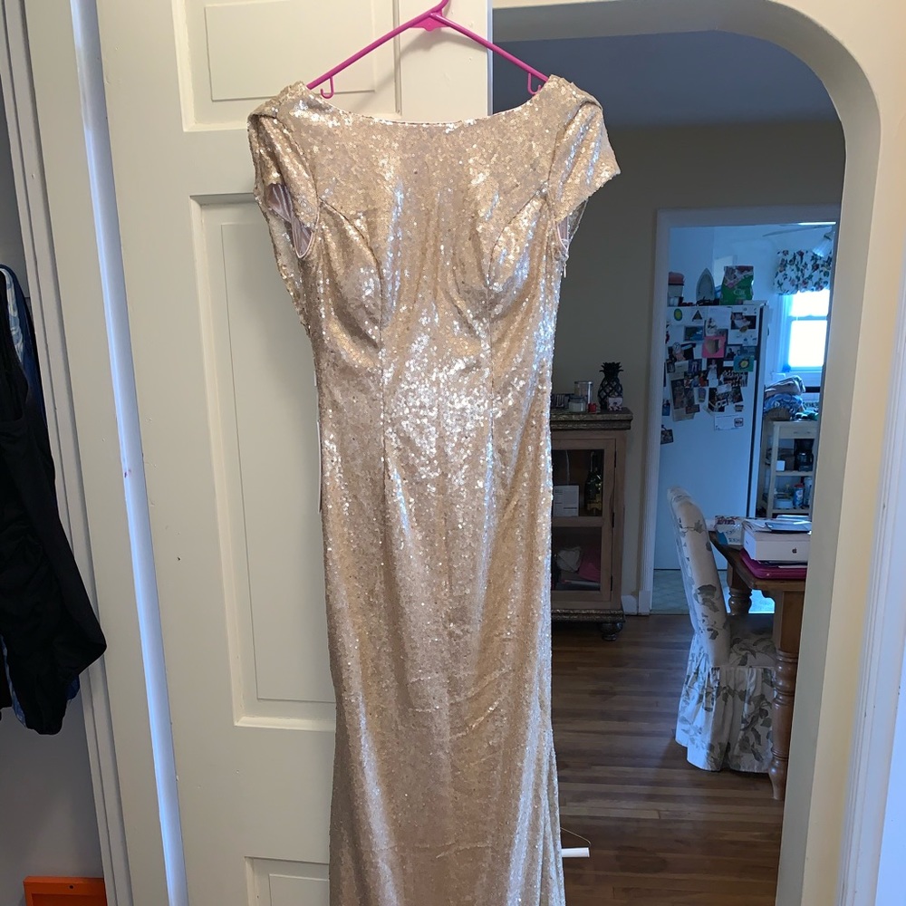 Floor length gown